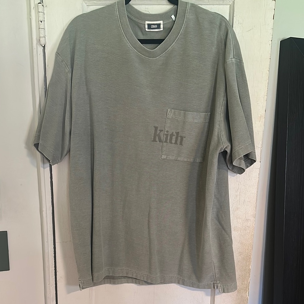 Kith Gray Short Sleeve Tees Casual Comfort